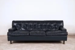 Pamono Sofas and Square Model Armchair by Marco Zanuso for Arflex, Italy, 1962, Set of 3 Outlet