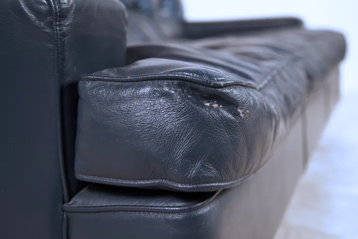 Pamono Sofas and Square Model Armchair by Marco Zanuso for Arflex, Italy, 1962, Set of 3 Outlet