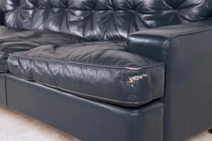 Pamono Sofas and Square Model Armchair by Marco Zanuso for Arflex, Italy, 1962, Set of 3 Outlet