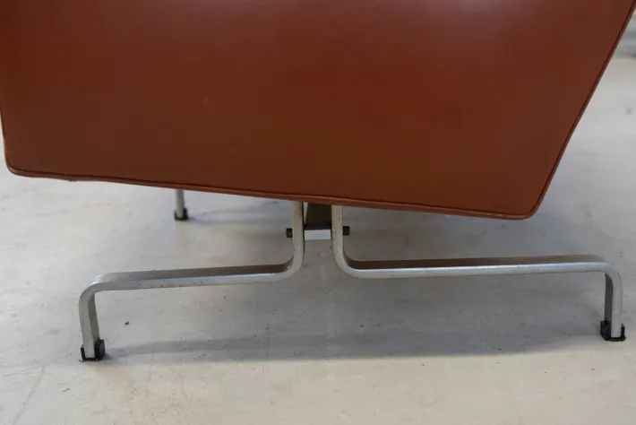 Pamono Sofas in Cognac Leather attributed to Paul Kjaerholm for Kold Christensen, 1970s, Set of 3 Clearance