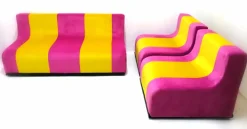 Pamono Sofo Living Room Set by Superstudio for Poltronova, 1966, Set of 3 Sale