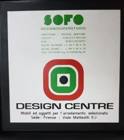 Pamono Sofo Living Room Set by Superstudio for Poltronova, 1966, Set of 3 Sale