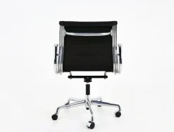 Pamono Soft Pad Chair in Black Leather by Charles & Ray Eames for Vitra, 1970s New