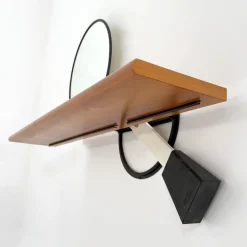 Pamono Solemio Console Wall Table with Mirror by Giotto Stoppino for Acerbis, 1980s Online