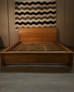 Pamono Solid Bed in Teak