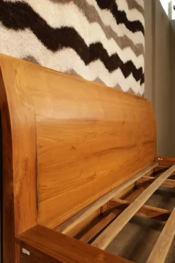 Pamono Solid Bed in Teak
