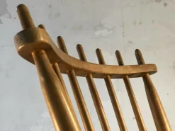 Pamono Solid Wood Rocking Chair, 1950s Sale