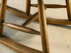 Pamono Solid Wood Rocking Chair, 1950s Sale