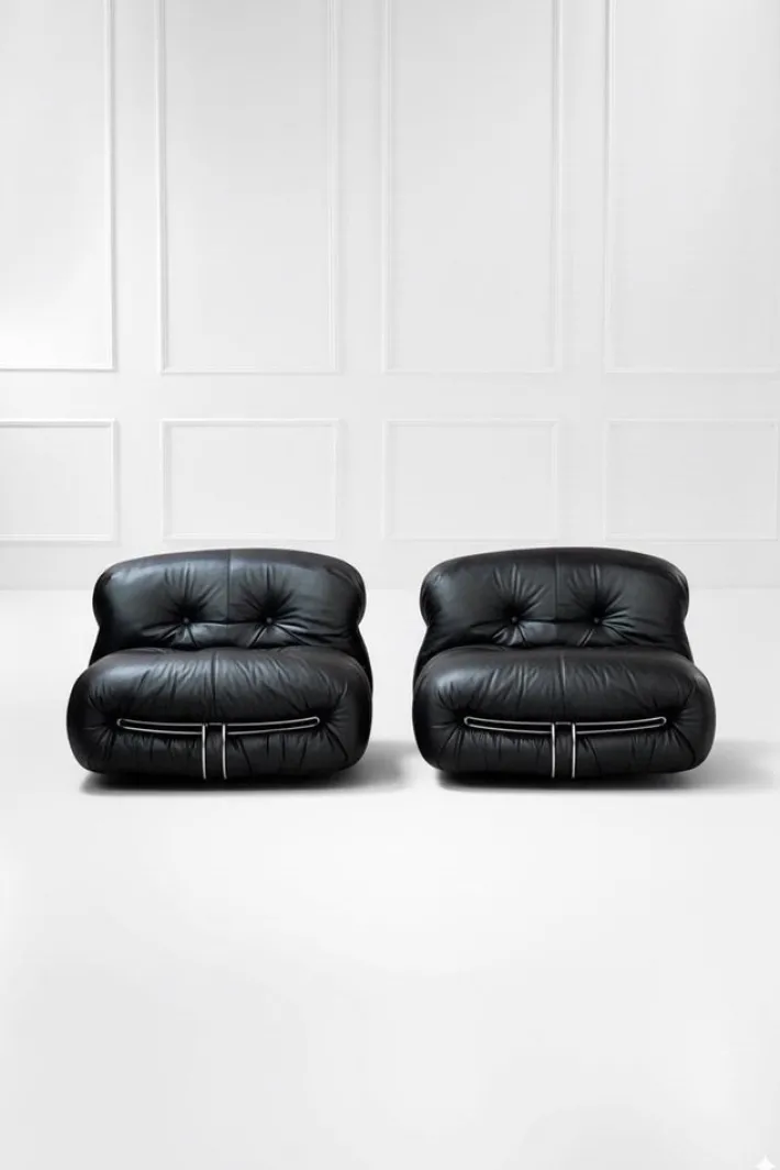 Pamono Soriana Chair by Afra & Tobia Scarpa for Cassina, 1970s Hot