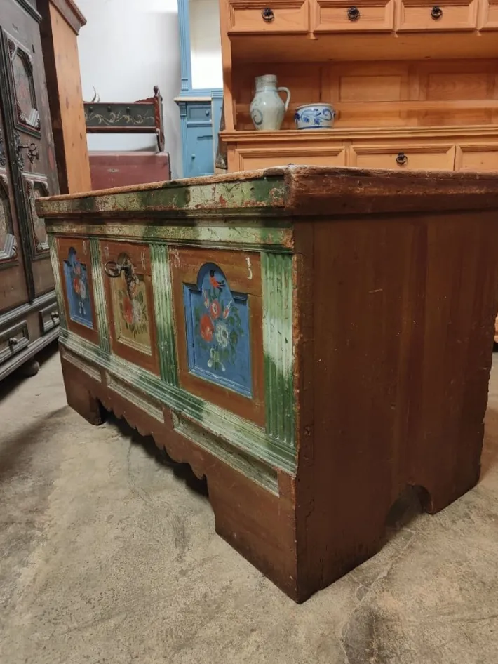 Pamono South Tyrolean Wedding Chest, 1883 Sale