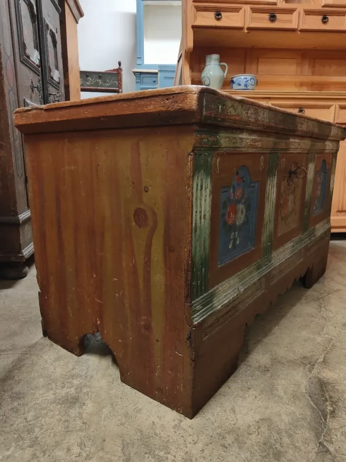 Pamono South Tyrolean Wedding Chest, 1883 Sale