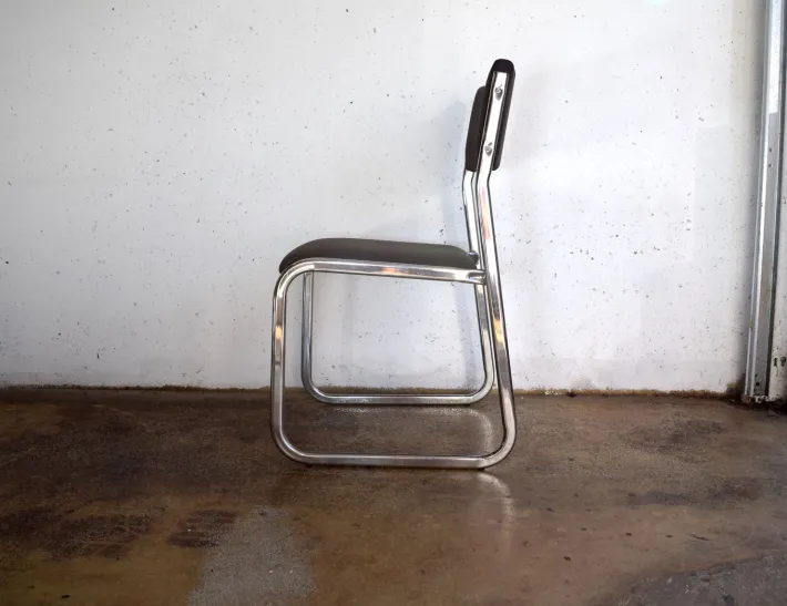 Pamono Space Age Chrome Chairs, Germany, 1970s, Set of 2 Outlet