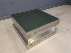 Pamono Space Age Illuminated Coffee Table, Italy, 1970s Online