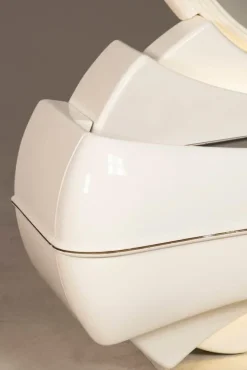 Pamono Space Age Lacquered Wood and Fibreglass Dressing Table from DBM Italia, 1970s Discount