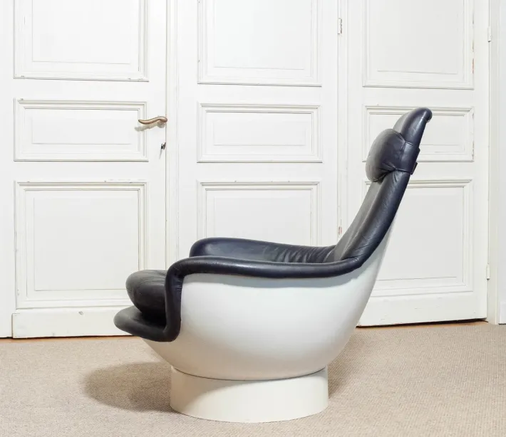 Pamono Space Age Lounge Chair attributed to Risto Halme for Peem Oy, Finland, 1970s New