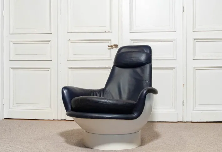 Pamono Space Age Lounge Chair attributed to Risto Halme for Peem Oy, Finland, 1970s New