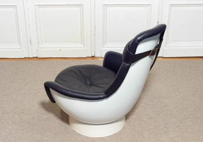 Pamono Space Age Lounge Chair attributed to Risto Halme for Peem Oy, Finland, 1970s New