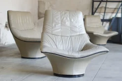 Pamono Space Age Sofa and Lounge Chairs by Gerard van den Berg, Germany, 1970s, Set of 3 Clearance