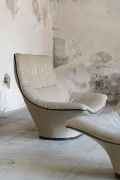 Pamono Space Age Sofa and Lounge Chairs by Gerard van den Berg, Germany, 1970s, Set of 3 Clearance