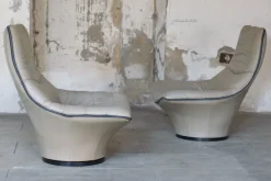 Pamono Space Age Sofa and Lounge Chairs by Gerard van den Berg, Germany, 1970s, Set of 3 Clearance