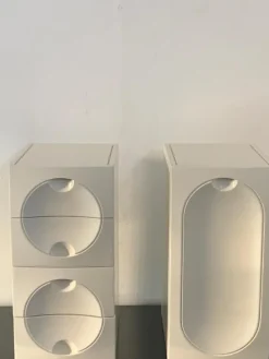 Pamono Space Age Style Lacquered Wooden Cabinets, 1970s, Set of 2 Best