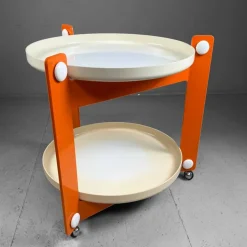 Pamono Space Age Trolley by Luigi Massoni for Guzzini, Italy, 1970s