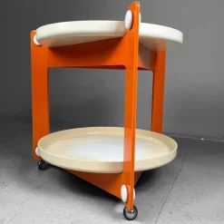 Pamono Space Age Trolley by Luigi Massoni for Guzzini, Italy, 1970s