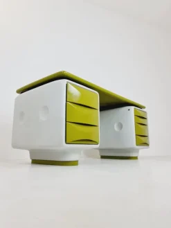 Pamono Space Age Writing Desk in Fiberglass by Ernest Igl for Wilhelm Werndl, 1970s