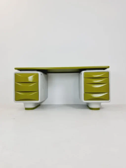 Pamono Space Age Writing Desk in Fiberglass by Ernest Igl for Wilhelm Werndl, 1970s