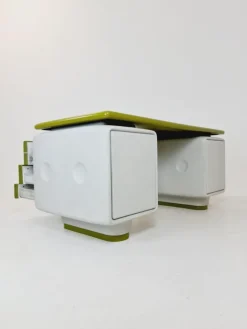 Pamono Space Age Writing Desk in Fiberglass by Ernest Igl for Wilhelm Werndl, 1970s