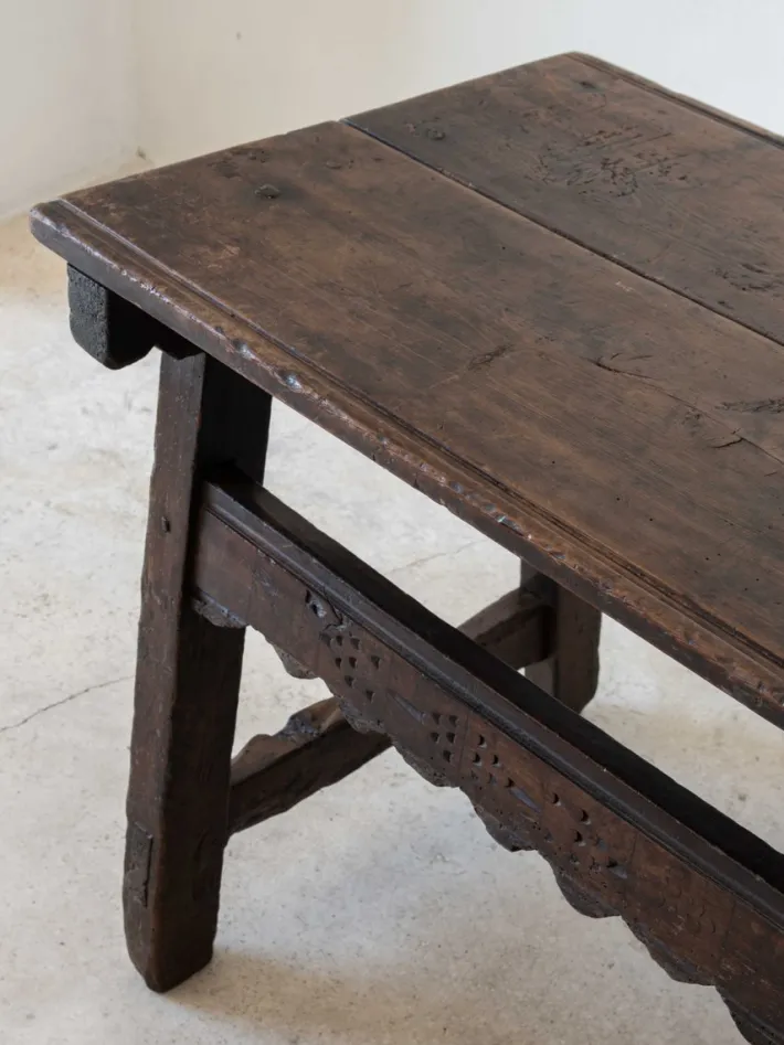 Pamono Spanish Engraved Console Table, 1700s Hot