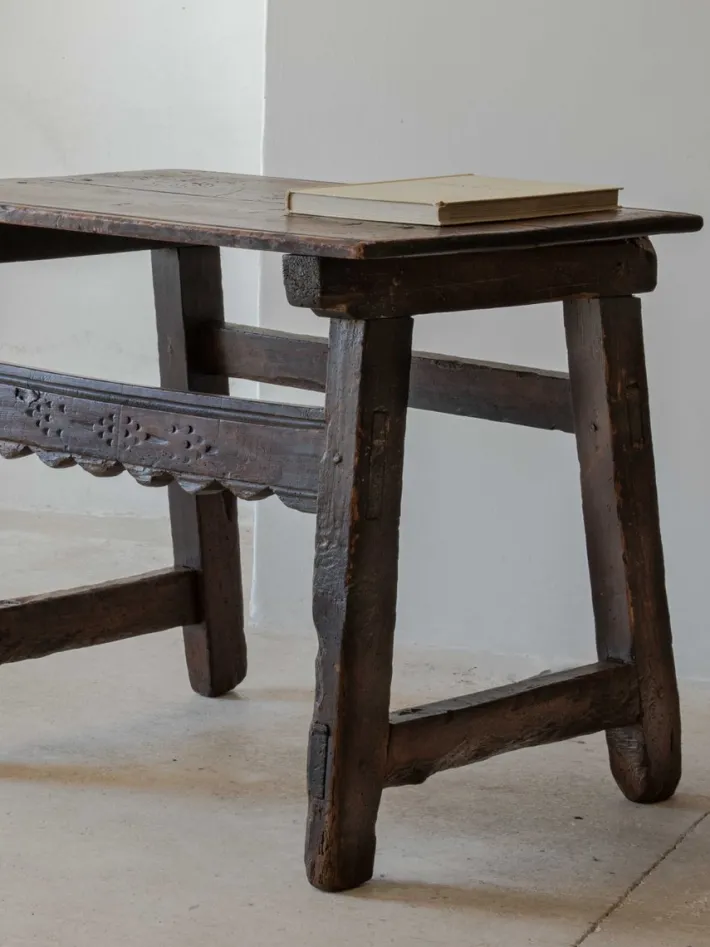 Pamono Spanish Engraved Console Table, 1700s Hot