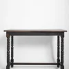 Pamono Spanish Turned Ebonised Wood Console Table, 19th Century Clearance