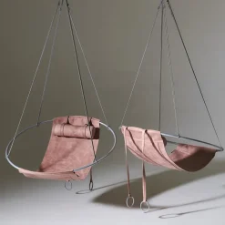 Pamono Special Edition Sling Hanging Swing Chair in Sage Green from Studio Stirling
