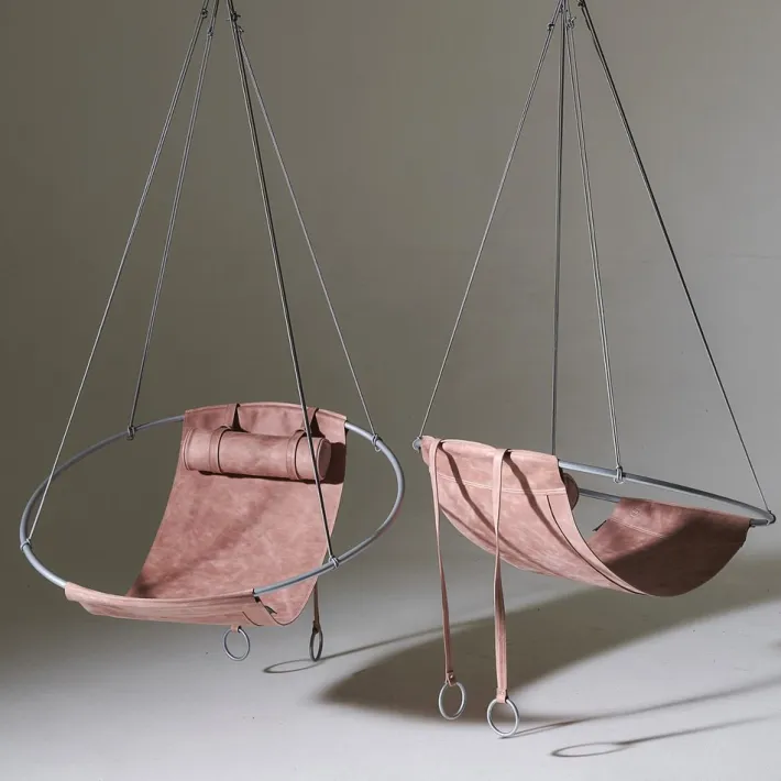 Pamono Special Edition Sling Hanging Swing Chair in Sage Green from Studio Stirling