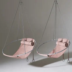 Pamono Special Edition Sling Hanging Swing Chair in Sage Green from Studio Stirling