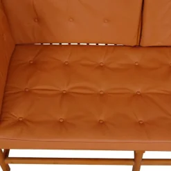 Pamono Spoke-Back 2-Seater Sofa in Cognac Leather by Børge Mogensen, 1960s Online