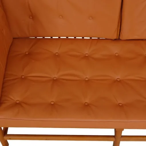 Pamono Spoke-Back 2-Seater Sofa in Cognac Leather by Børge Mogensen, 1960s Online