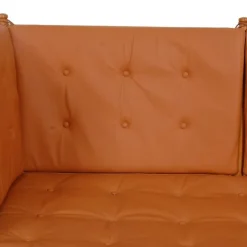 Pamono Spoke-Back 2-Seater Sofa in Cognac Leather by Børge Mogensen, 1960s Online