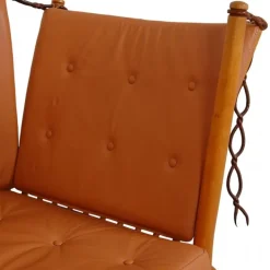 Pamono Spoke-Back 2-Seater Sofa in Cognac Leather by Børge Mogensen, 1960s Online