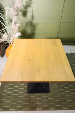 Pamono Square Bistro Table in Beech Hot