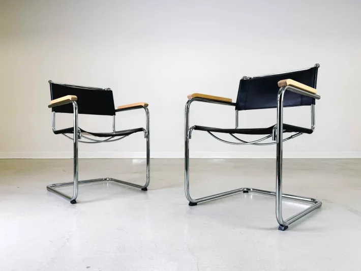 Pamono S33/S34 Cantilever Chair by Mart Stam for Thonet, 1990s