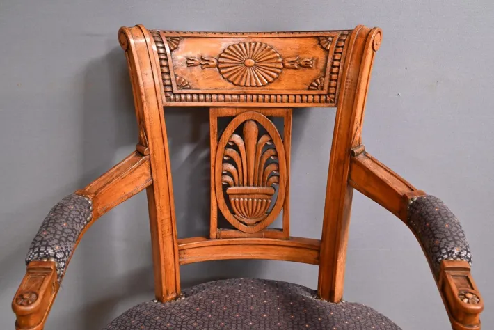 Pamono Stained Beech Armchairs, Early 20th Century, Set of 2 Discount