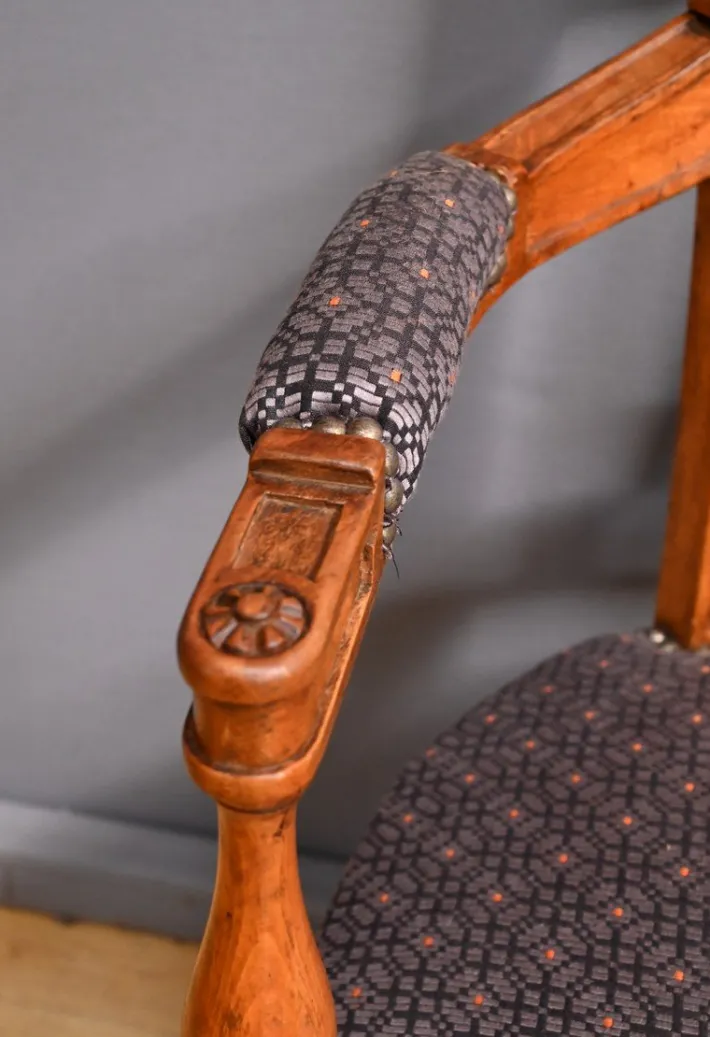 Pamono Stained Beech Armchairs, Early 20th Century, Set of 2 Discount