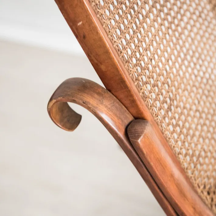 Pamono Steamed Wooden Rocking Chair New