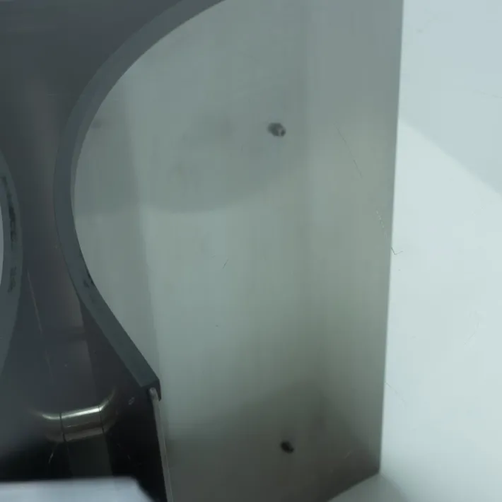 Pamono Steel and Glass Dining Table attributed to Michel Boyer, France, 1970s