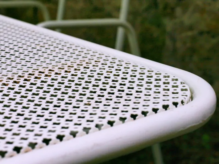 Pamono Steel Garden Furniture, 1950s, Set of 7 Best