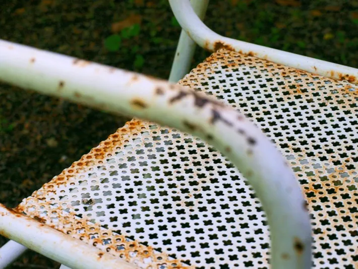Pamono Steel Garden Furniture, 1950s, Set of 7 Best