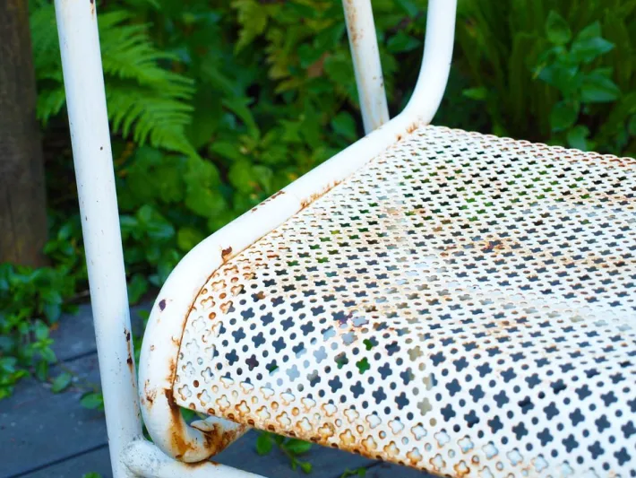 Pamono Steel Garden Furniture, 1950s, Set of 7 Best