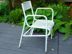 Pamono Steel Garden Furniture, 1950s, Set of 7 Best